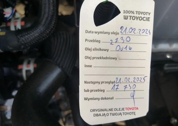 Toyota Aygo X cena 74900 przebieg: 3100, rok produkcji 2022 z Wieliczka małe 277